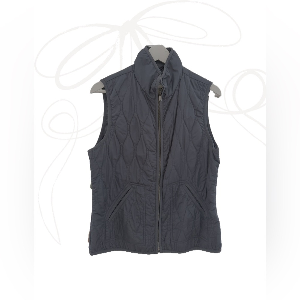 Old Navy Women's Charcoal Quilted Vest